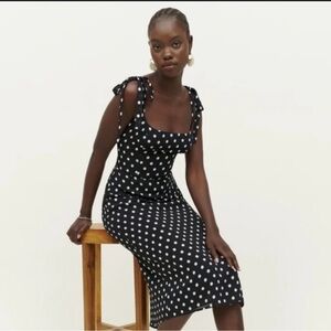 NWOT Polka Dot Reformation Besse Dress
